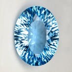 1 pcs Bleu Topaze - 61.75 ct - International Colored