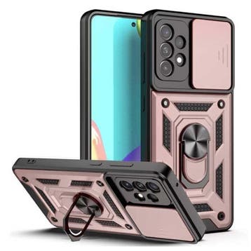 Samsung Galaxy A12 - Armor Hoesje met Kickstand en Camera, Verzenden