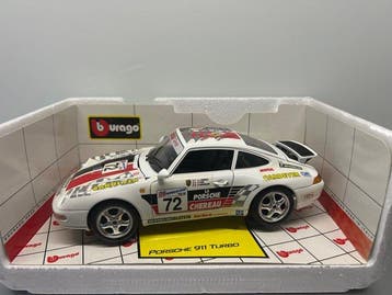 Bburago 1:18 - Model raceauto - Porsche 911 Turbo Carrera, Nieuw