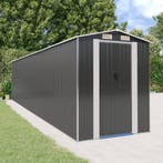 vidaXL Tuinschuur 192x855x223 cm gegalvaniseerd staal, Verzenden