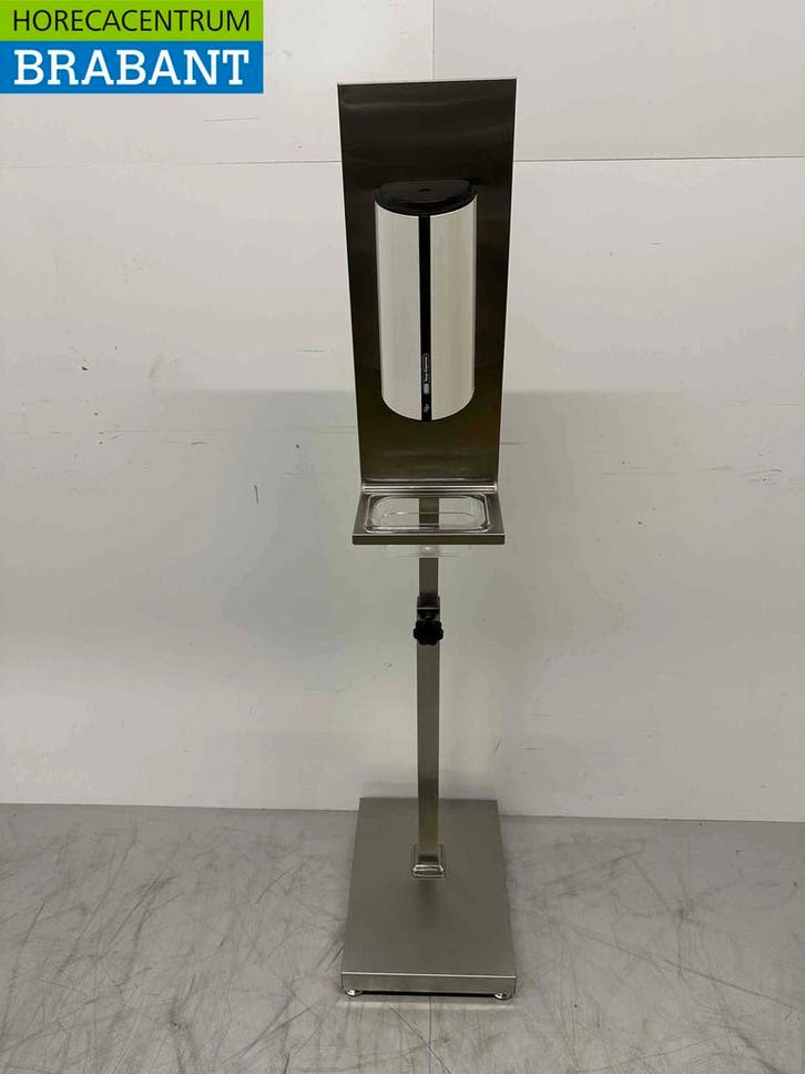 RVS Zeeppomp Desinfectiezuil met contactloze Dispenser, Zakelijke goederen, Horeca | Meubilair en Inrichting, Ophalen of Verzenden