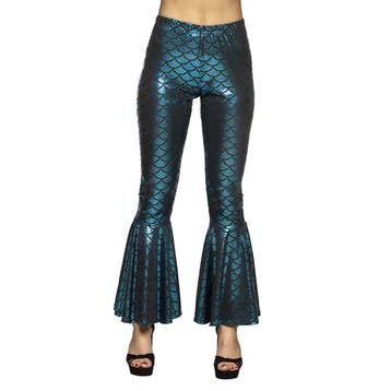 Flarebroek Zeemeermin M, Kleding | Dames, Verzenden, Nieuw