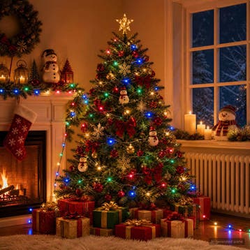 vidaXL Tweekleurige kerstverlichting 300 LEDs Meerkleurig, Diversen, Verzenden, Nieuw