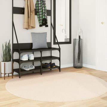 vidaXL Vloerkleed HUARTE laagpolig zacht wasbaar Ø 160 cm, Verzenden, Nieuw
