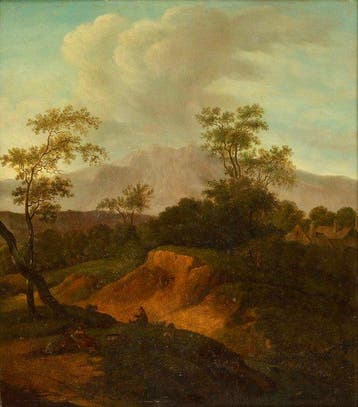 Vincent Brandoin (1733-1807) - Paaesaggio animato
