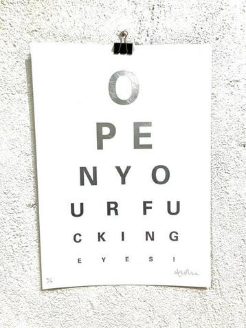 Alex Bucklee (XX) - Eye Test - Silver Hot Foil