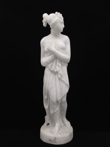 sculptuur, Venere Italica After Canova - 38 cm - Marmer of