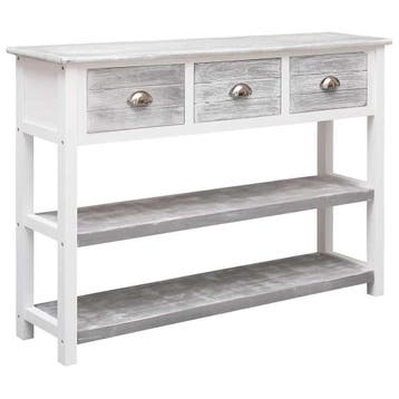 vidaXL Dressoir 108x30x76 cm massief paulowniahout, Huis en Inrichting, Verzenden, Nieuw