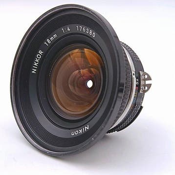 Nikon Ai Nikkor 18mm F4 – Rare HN-15 Lens Hood & Series IX