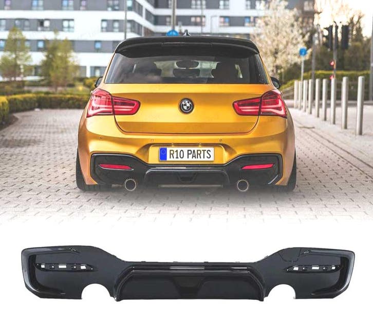 DIFFUSEUR BMW F20 F21 LCI 15-19 LOOK CS DOUBLE SORTIE, Autos : Pièces & Accessoires, Carrosserie & Tôlerie, Envoi