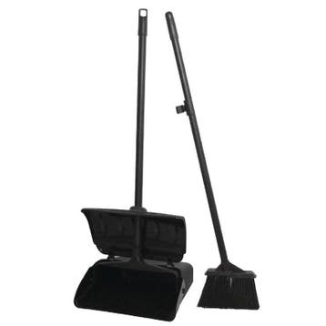 Lobby bezem en blik 16cm | Met klem op de bezemsteel |, Verzenden, Nieuw in verpakking