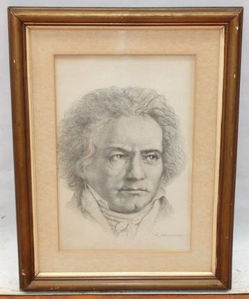 Rafael Jutglar Pujol (1889-1961) - Retrato de Ludwig van
