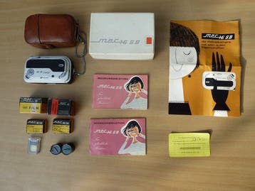 Mec 16 SB set compleet Subminiatuur camera, Nieuw