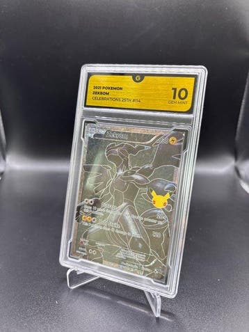 Pokémon - 1 Graded card - Zekrom 114 25TH Anniversary - GG, Hobby en Vrije tijd, Nieuw