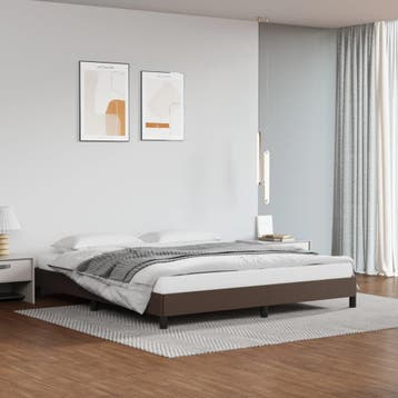 vidaXL Bedframe kunstleer bruin 180x200 cm, Verzenden, Nieuw