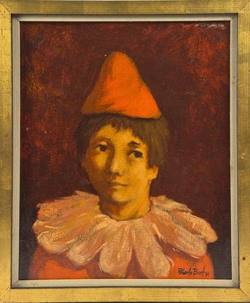 Roberto Bort (1933) - Pierrot, Antiek en Kunst