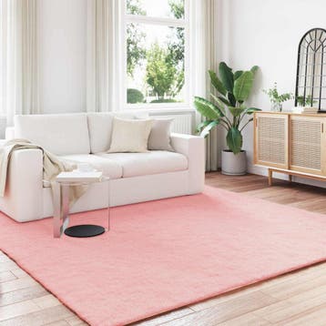 vidaXL Antislip vloerkleed van imitatie konijnenbont OLITE, Verzenden, Nieuw
