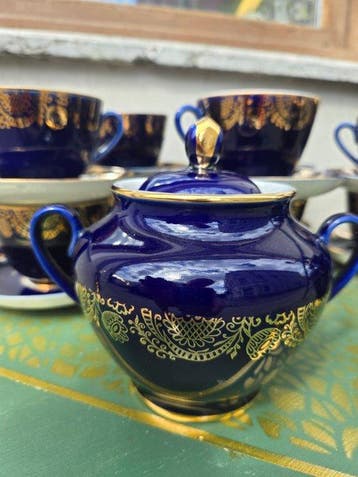 Lomonosov Imperial Porcelain Factory - Service à thé -