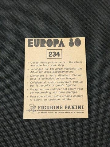 1980 Panini Europa 80 Badge Polska Sticker - Presque parfait