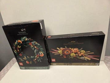Lego Set - Icons - LEGO Botanicals herfstkrans 10340 + LEGO