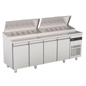 Saladette | 571L | RVS | 4 Deuren (1/1 GN) | Boven 12x 1/4, Verzenden, Nieuw in verpakking