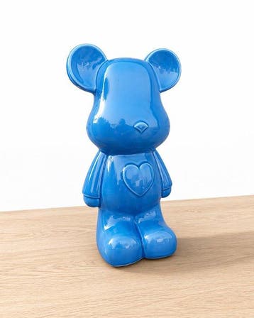 Statue, design teddy bear - 27 cm - polyrésine