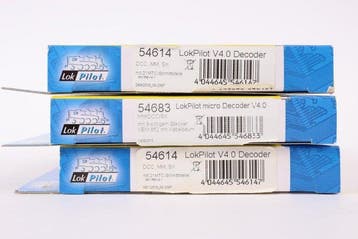 ESU H0 - 54614/54683 - Elektronica (3) - Drie LokPilot V4.0, Hobby en Vrije tijd, Nieuw