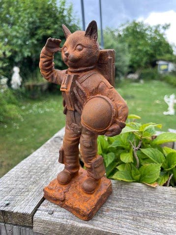 Decoratief ornament - Europa - standbeeld van een