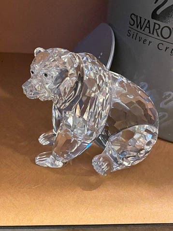 Swarovski - Beeldje - Grizzly bear 243880 - Box +