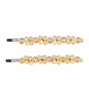 Haarspeld Schuifspeldjes 7cm - Facetkralen Dubbel -, Handtassen en Accessoires, Nieuw