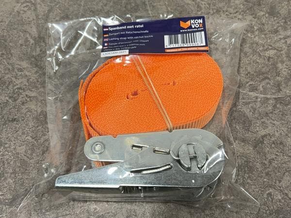 Veiling - 20x Konvox spanband met ratel 25mm x 5m, Autos : Divers, Remorques Pièces