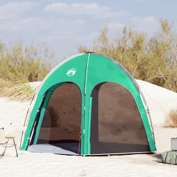 vidaXL Zwembad Tent Zeegroen 366 x 305 x 231 cm Polyester en, Verzenden