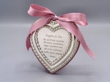 PG-MIANI Argenteria - Sculpture, Cuore con preghiera Angelo