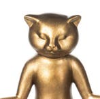 Beeldje - Meditating Cat - Keramiek, Antiek en Kunst