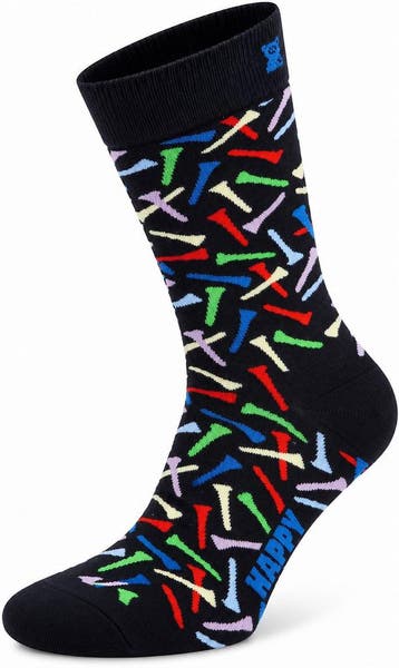 Happy Socks Sokken Golf Tee maat 41-46 Heren, Kleding | Heren, Verzenden, Nieuw, Zwart, Happy Socks