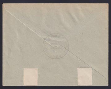 France 1944 - Libération de Pons, paire du N° 4 type 1 et 2, Gestempeld