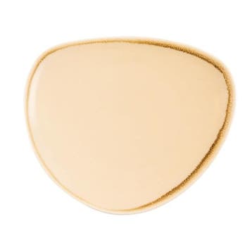 Borden | KILN | Porselein | Zandsteen | 6 Stuks | Ø230mm, Verzenden