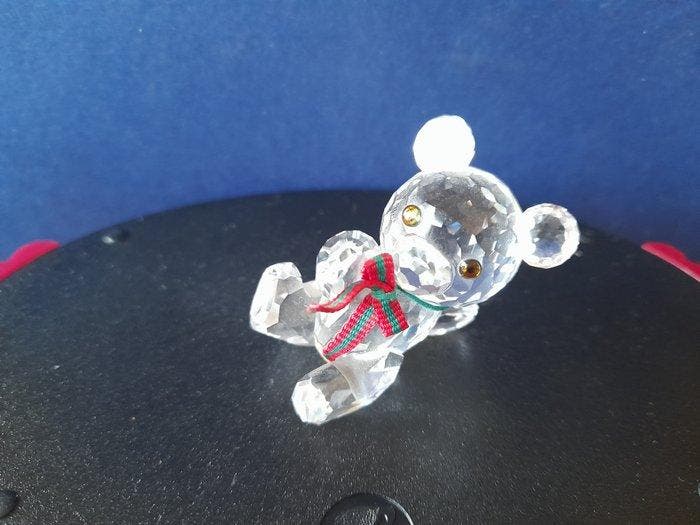 Swarovski - Figurine - Kris Bear - Lying -174957 - Box +, Antiquités & Art, Curiosités & Brocante