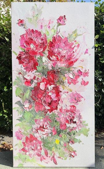 Ekaterina Dzuba (1982) - Cascade de Pivoines Rouges_ format