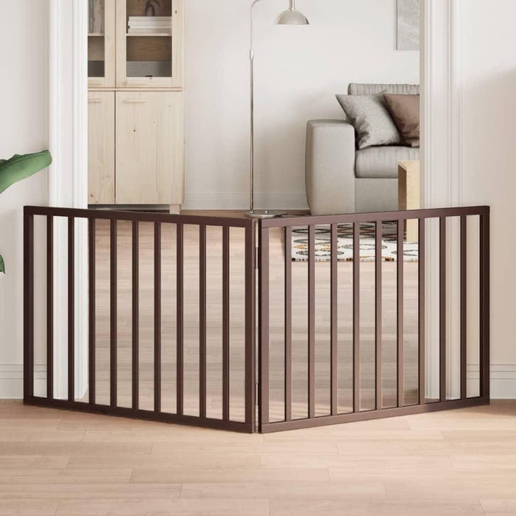vidaXL Hondenhek inklapbaar 2 panelen 160 cm populierenhout, Dieren en Toebehoren, Hondenbenches, Nieuw, Verzenden