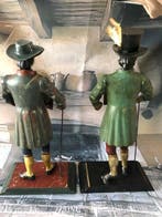 Zwarte Woud Clockman klok (2) - Metaal - 1950-1960 -, Antiek en Kunst