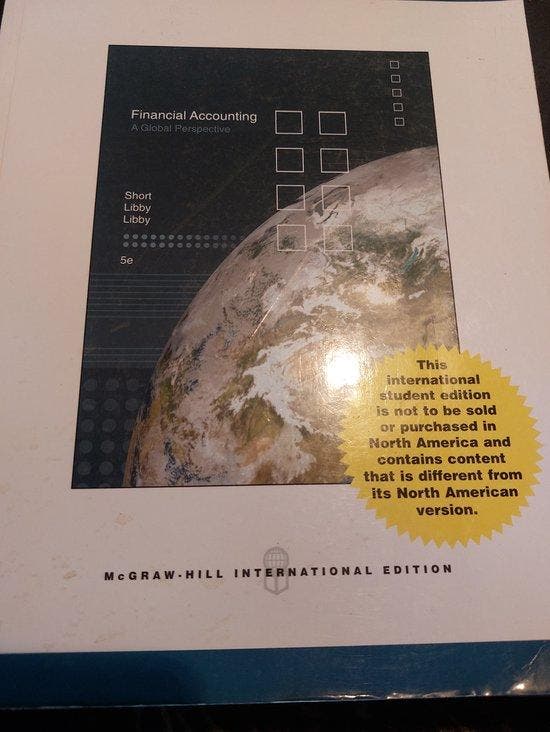 Financial Accounting 9780071106931 Daniel G. Short, Livres, Langue | Anglais, Envoi