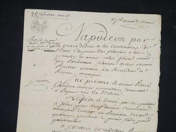 Sous Napoléon Bonaparte - Bail rural dans le Loiret - 1804, Nieuw