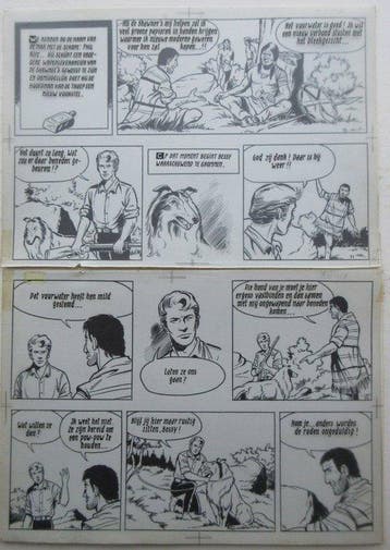 Bessy 85 - Originele pagina (p.19) - De drie vlechten - 1, Boeken, Nieuw