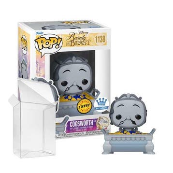 Funko Pop!  Beauty and the Beast - Cogsworth #1138  CHASE, Verzenden, Nieuw