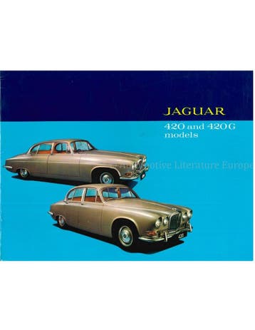 1968 JAGUAR 420 | 420 G BROCHURE ENGELS