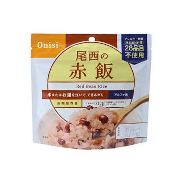 Alpha Rijst met Rode Bonen - Onisi Foods, Verzenden