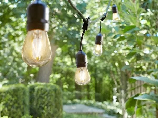 Veiling - 4x 10 meter E27 Waterdicht Prikkabel koppelbaar, Tuin en Terras, Buitenverlichting