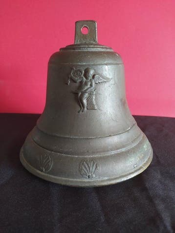 Decoratieve bel - Frankrijk - 19 cm - 3 kg, Antiek en Kunst