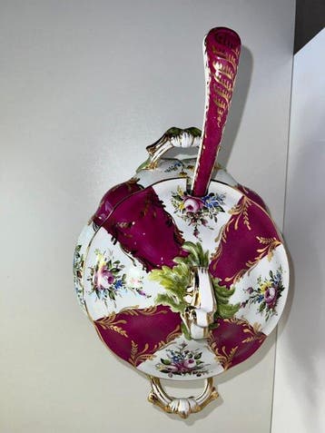 Keramis Boch - Tureen - Keramiek - Handgeschilderd